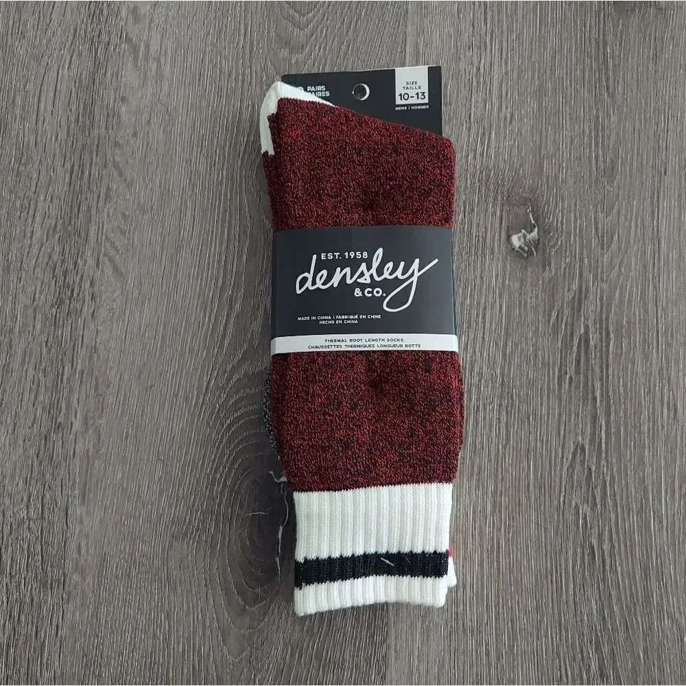 Densley Thermal Boot Length Socks Sock Men's Shoe Size 7-12